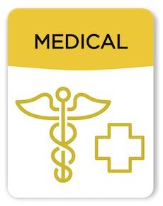 Emergency contact information tags