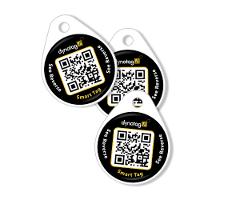 Tough Lite Laminated Round Synthetic tag, set of 3 UNIQUE