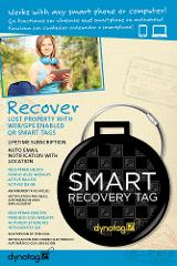 Deluxe Steel Luggage Tag  - Classic Black