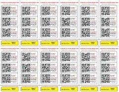 100+8 Ready to Use UNIQUE stickers for Asset Management