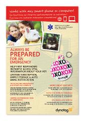 Super Pet Tag - Polymer Coated Stainless Steel, PLAY series: "XOXO"